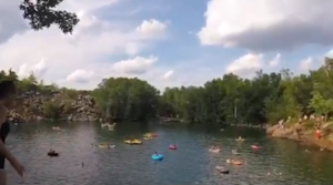 The Quarry Park Swimming hole is a great place for St Cloud Homeowners to spend a warm summer afternoon.